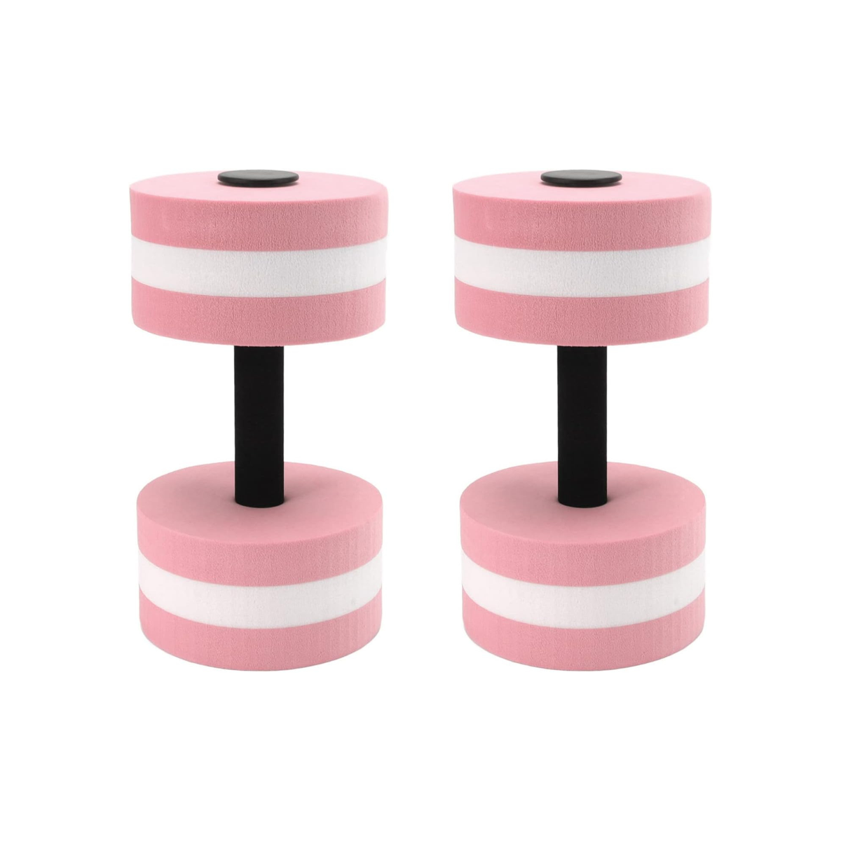 2x Aquatic Fitness Barbell Aqua Pool Exercise EVA Water Aerobics Dumbbell Pink