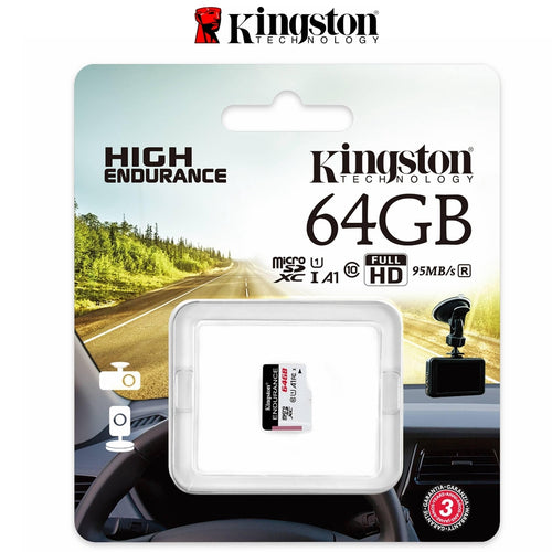Kingston Micro SD High-Endurance 64GB for Mobile Phone Security Body Dash Cams