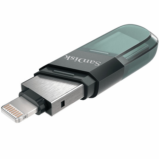 SanDisk iXpand Flash Drive Flip USB 3.1 Lightning USB 128GB iPhoneiPadPC SDIX90N