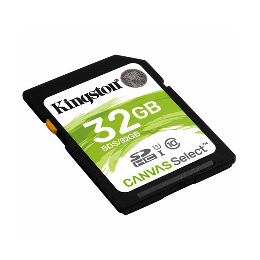 Kingston Canvas Select 32GB SD Card Class 10 SDHC UHS-I Camera HD Video 80MB/s