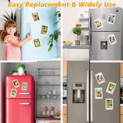 20pcs Refrigerator Magnets Picture Holder Magnetic Photo Frames