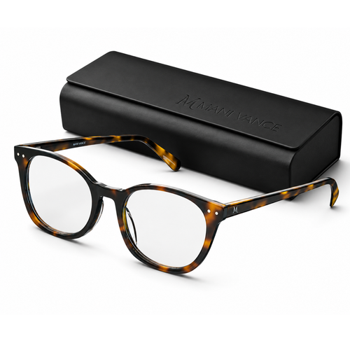 MANI VANCE Remi Tortise Blue Light Blocking Computer Glasses Eye Protection