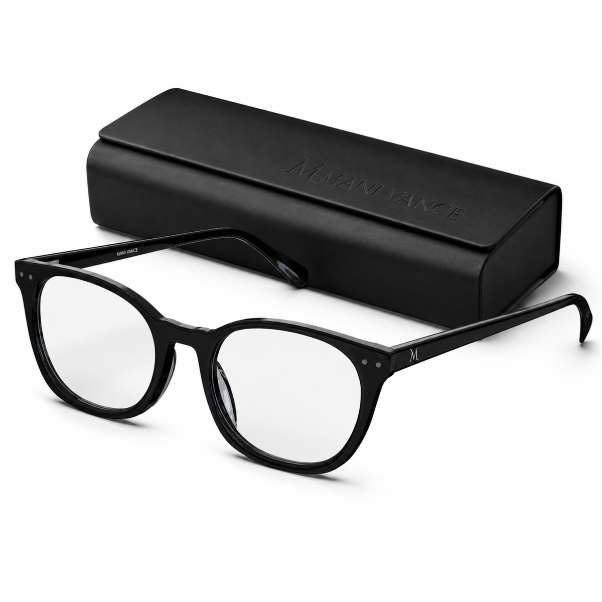 MANI VANCE Parker Black Blue Light Blocking Computer Glasses Eye Protection