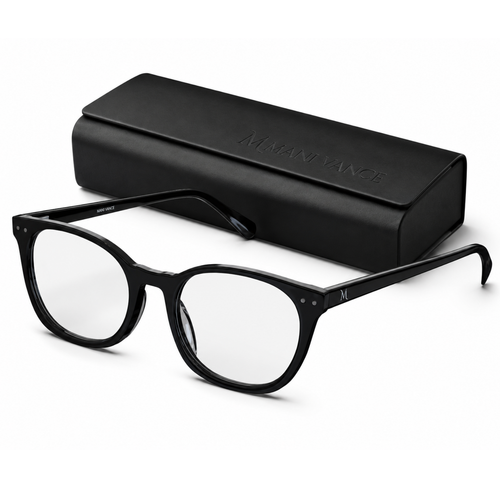 MANI VANCE Parker Black Blue Light Blocking Computer Glasses Eye Protection