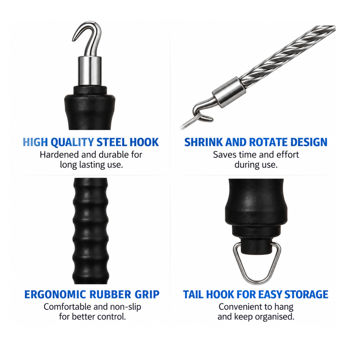 Twister Puller Rebar Bag Sealing Spiral Wire Tie Twisting Tying Tool
