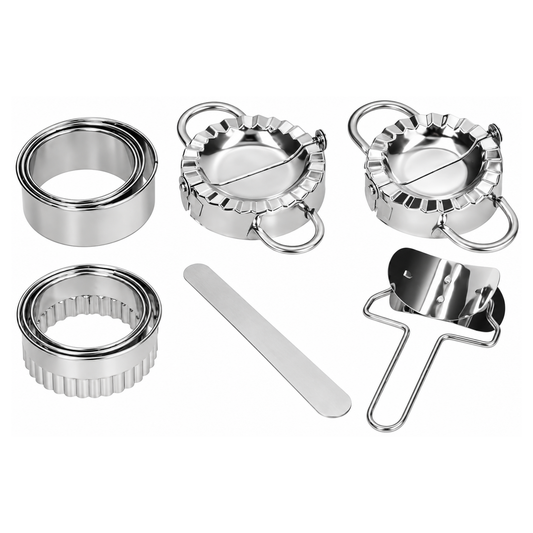 10PCS Stainless Steel Dough Press Dumpling Maker Mold Tool Pie Ravioli Making