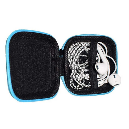 Portable Hard Case Pouch Travel Storage Bag Organiser Blue