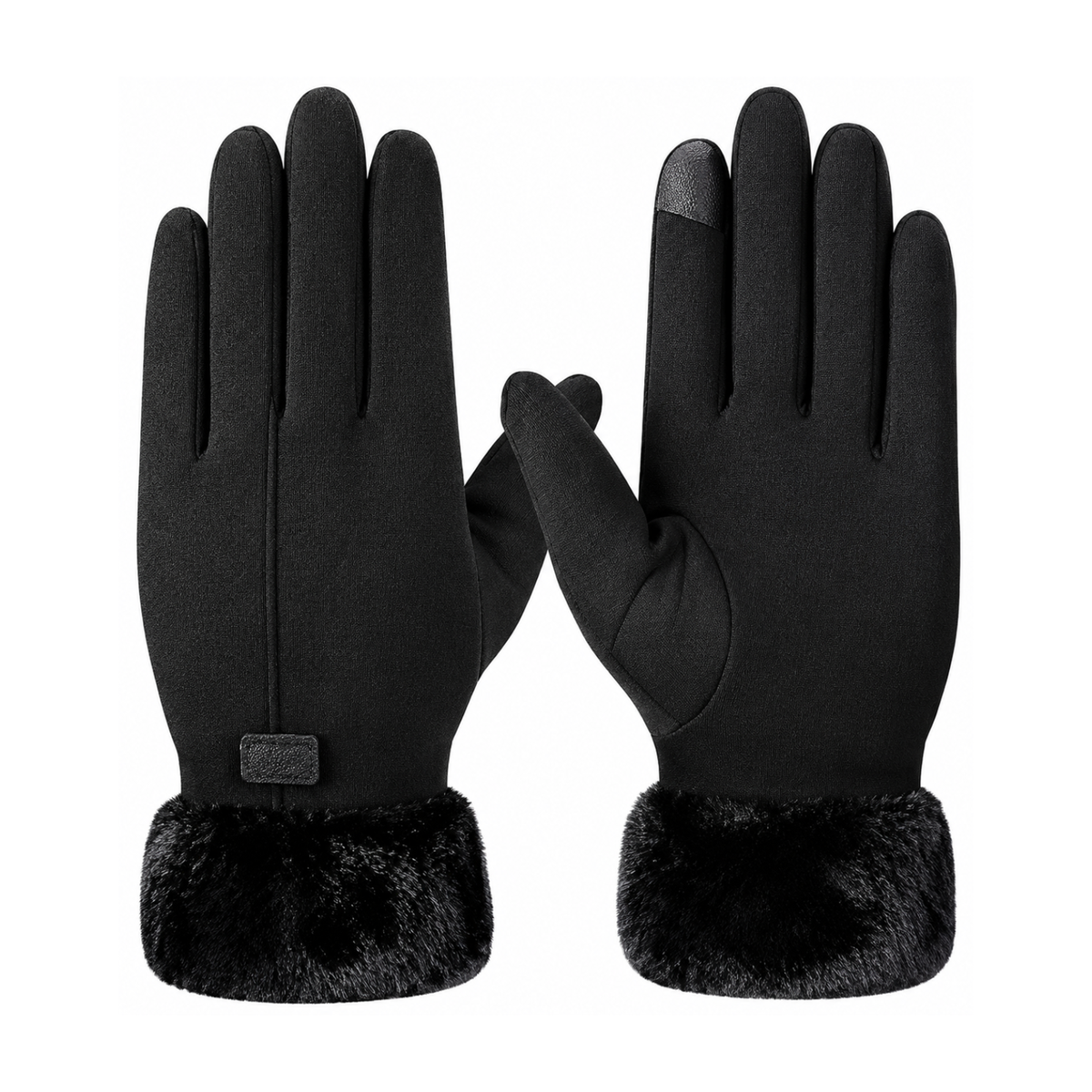 Thermal Sheepskin Windproof Soft Women Winter Gloves Touch Screen Outdoor