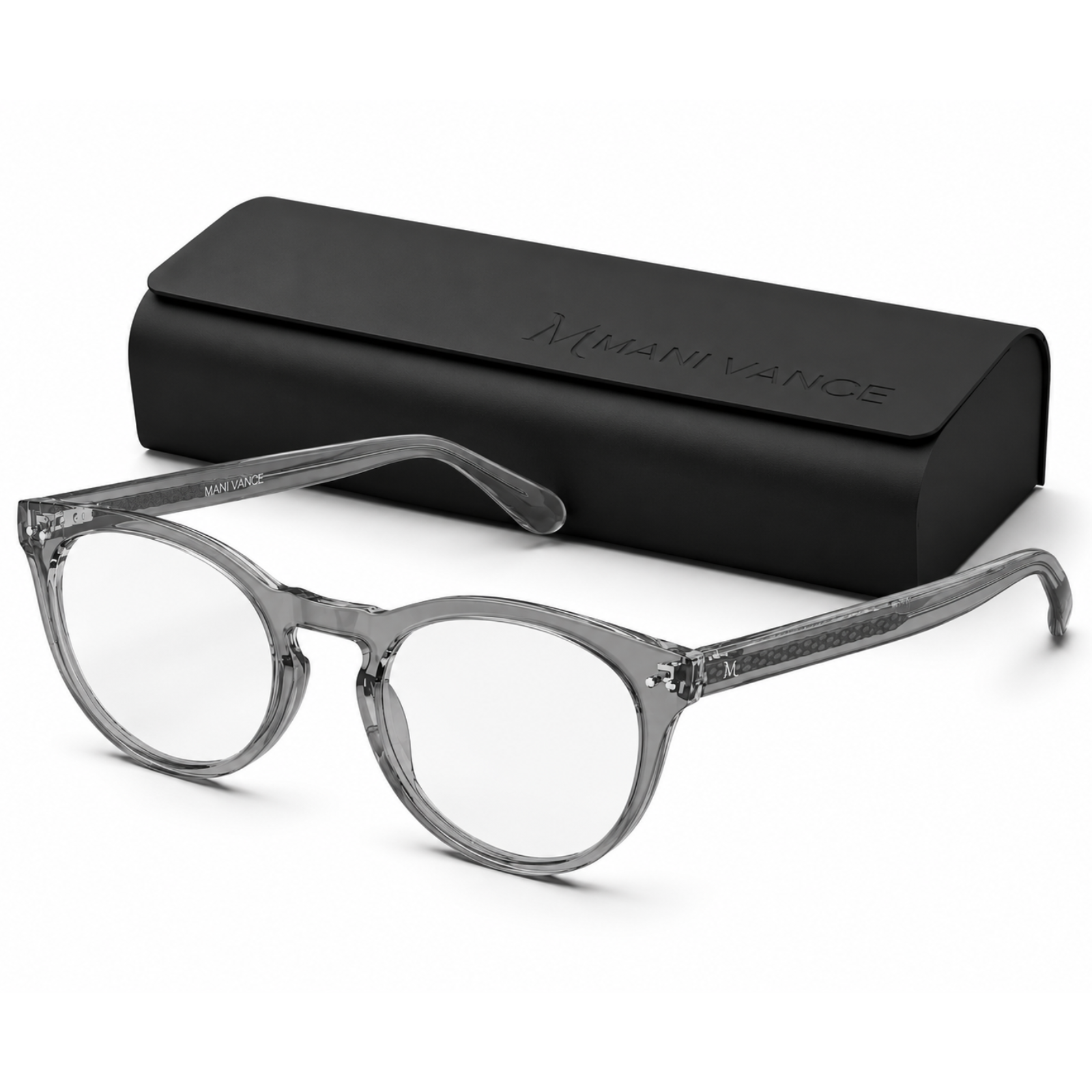 MANI VANCE Morgan Grey Blue Light Blocking Computer Glasses Eye Protection
