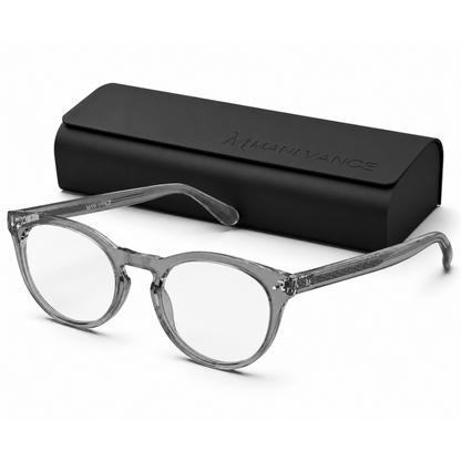 MANI VANCE Morgan Grey Blue Light Blocking Computer Glasses Eye Protection
