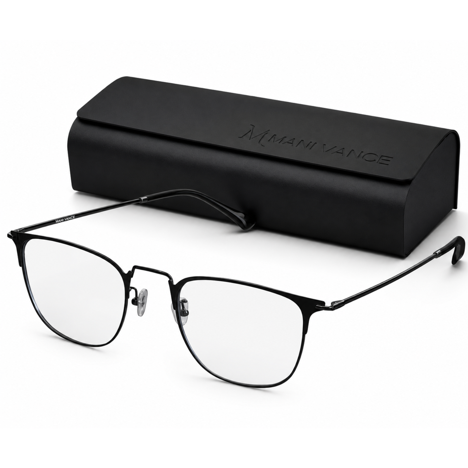 MANI VANCE West Black Blue Light Blocking Computer Glasses Eye Protection