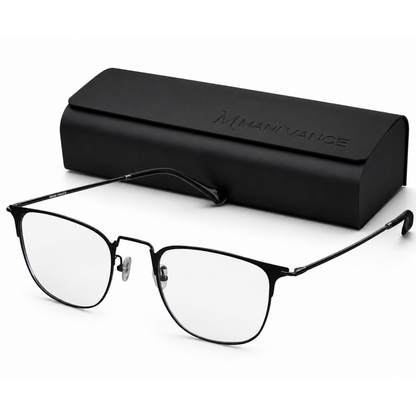 MANI VANCE West Black Blue Light Blocking Computer Glasses Eye Protection