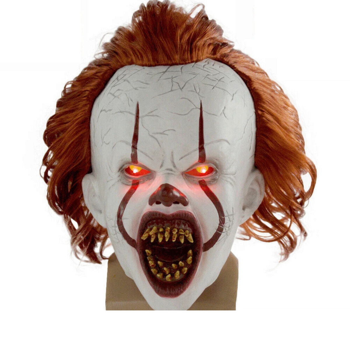 Mask Kings Halloween Scary Clown Pennywise Stephen It from Cosplay Fun