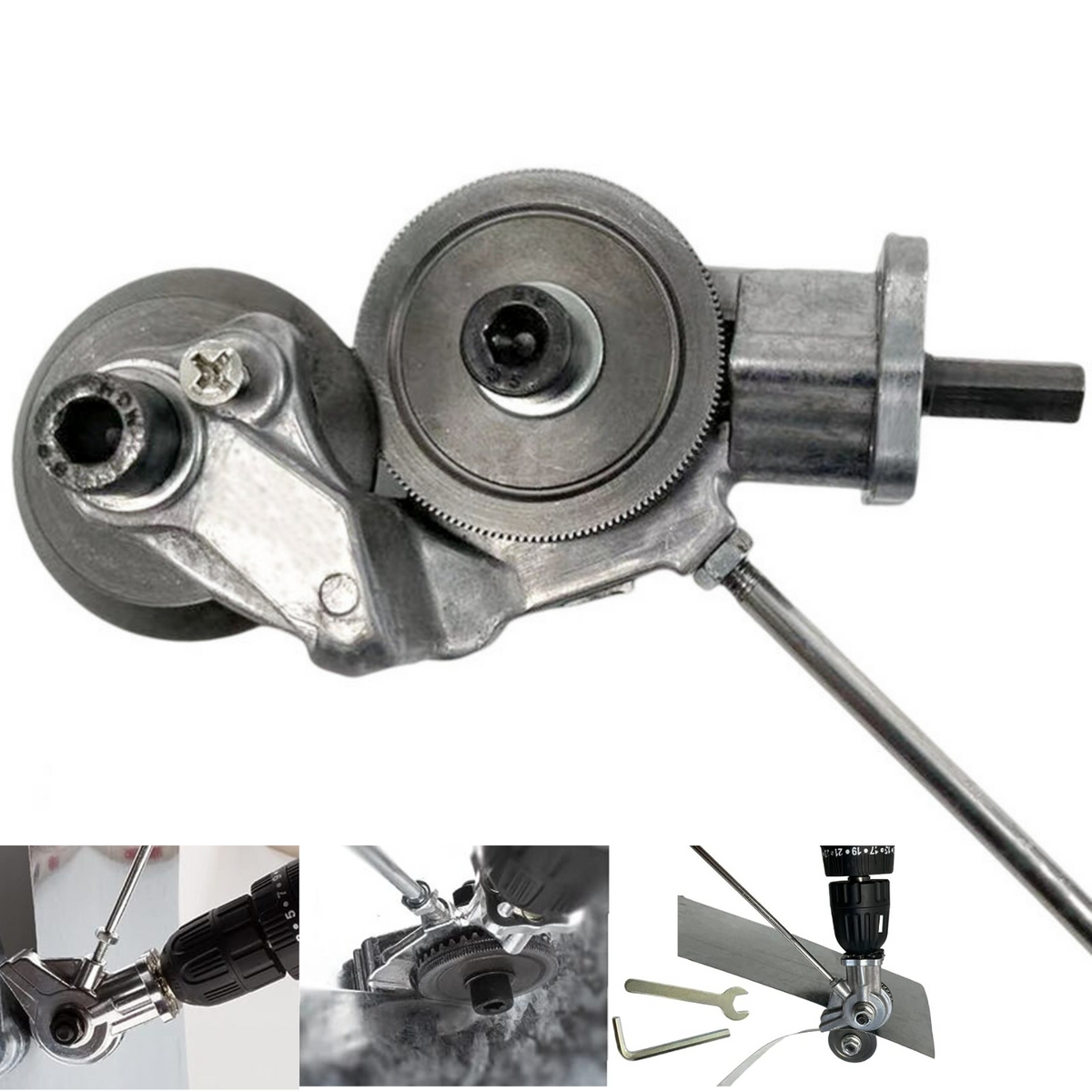 Metal Nibbler Precise Cutting Shears Electric Drill Plater Cutter Sheet