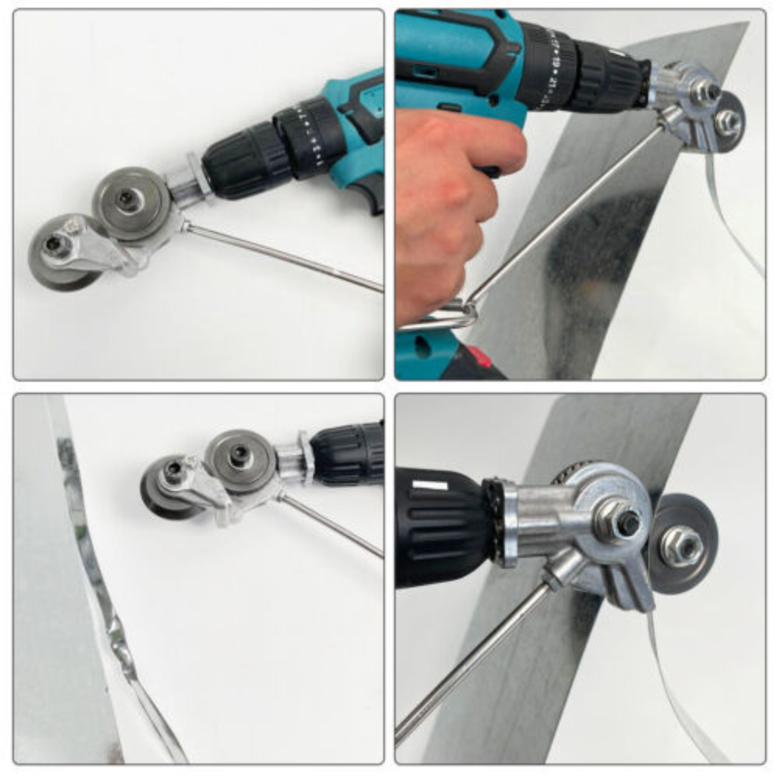 Metal Nibbler Precise Cutting Shears Electric Drill Plater Cutter Sheet