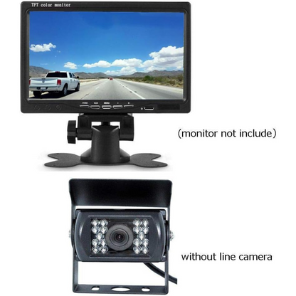 Reverse Backup Camera 18 IR Car Waterproof Parking Rear View Night Camera 120°
