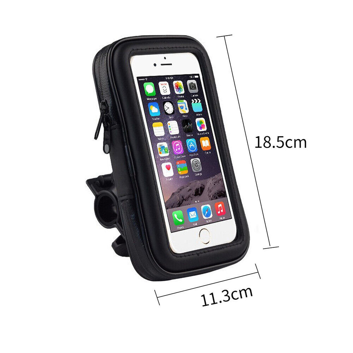 Bicycle Mount Waterproof Mobile Phone Holder Case Bike Motorcycle Handlebar