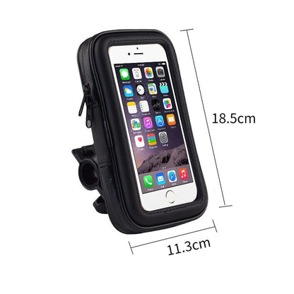 Bicycle Mount Waterproof Mobile Phone Holder Case Bike Motorcycle Handlebar