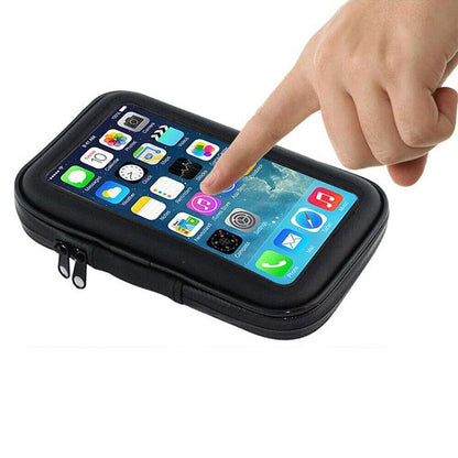 Bicycle Mount Waterproof Mobile Phone Holder Case Bike Motorcycle Handlebar