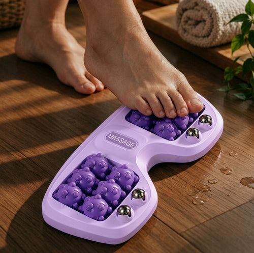 Massage Tool Stress Relief Home Foot Ball Therapy Roller Purple