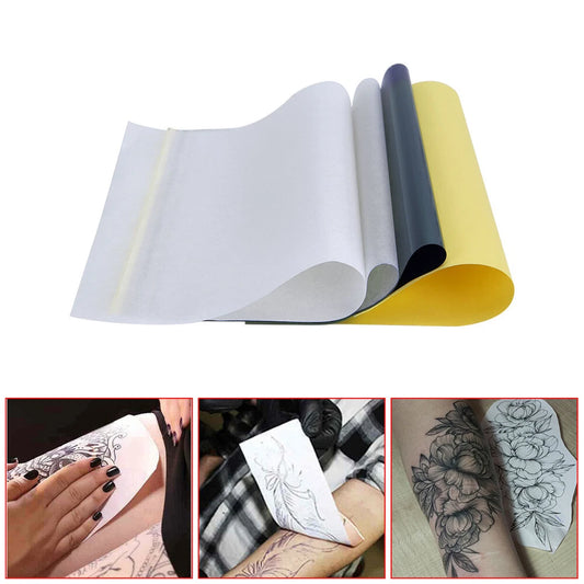 100X Tattoo Stencil Transfer Paper Spirit Thermal Carbon Copier Tracing Supplies