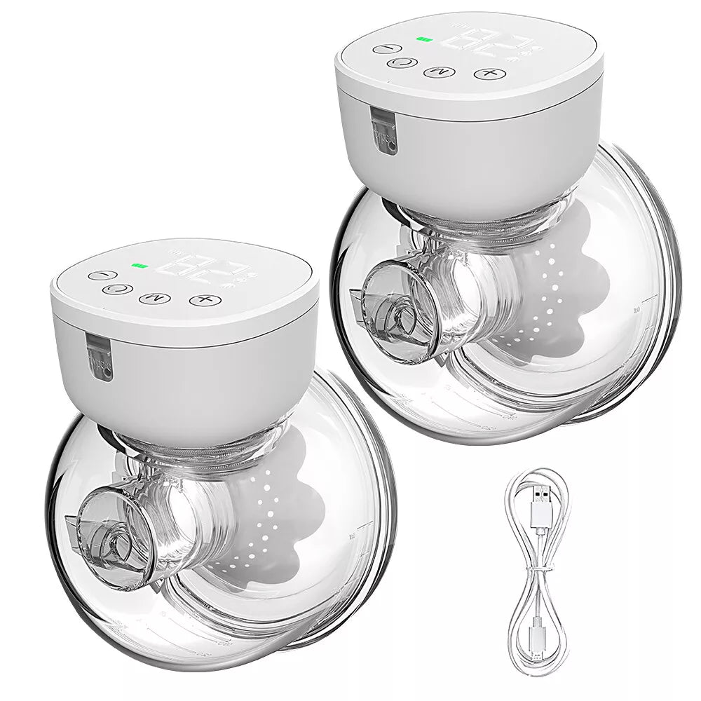 Automatic Handsfree Silent Milker Double Portable Wearable Electric Breast Pump