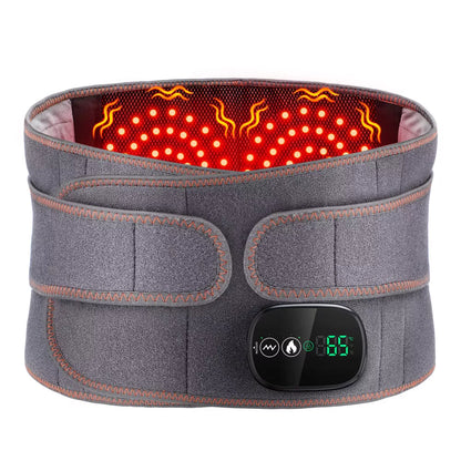 Rechargeable Waist Belt with Adjustable Heating and Vibration Modes