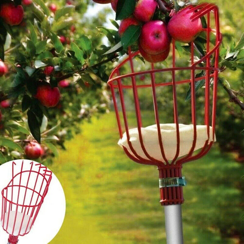 Labor Saving Fruit Picker Horticultural Convenient Apple Picking Garden Tool Red