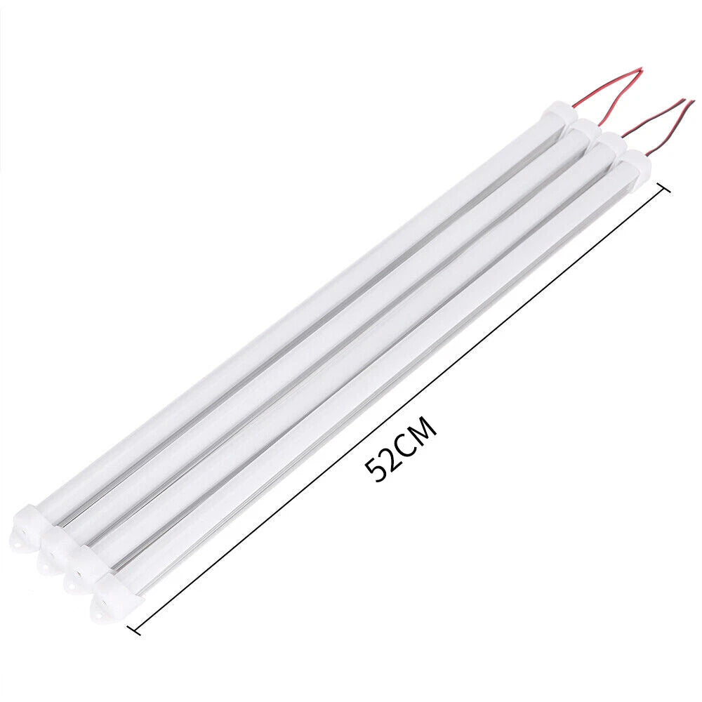 4x Caravan Boat Fishing Camping Light 12V LED Strip Lights Bar Interior Lamp