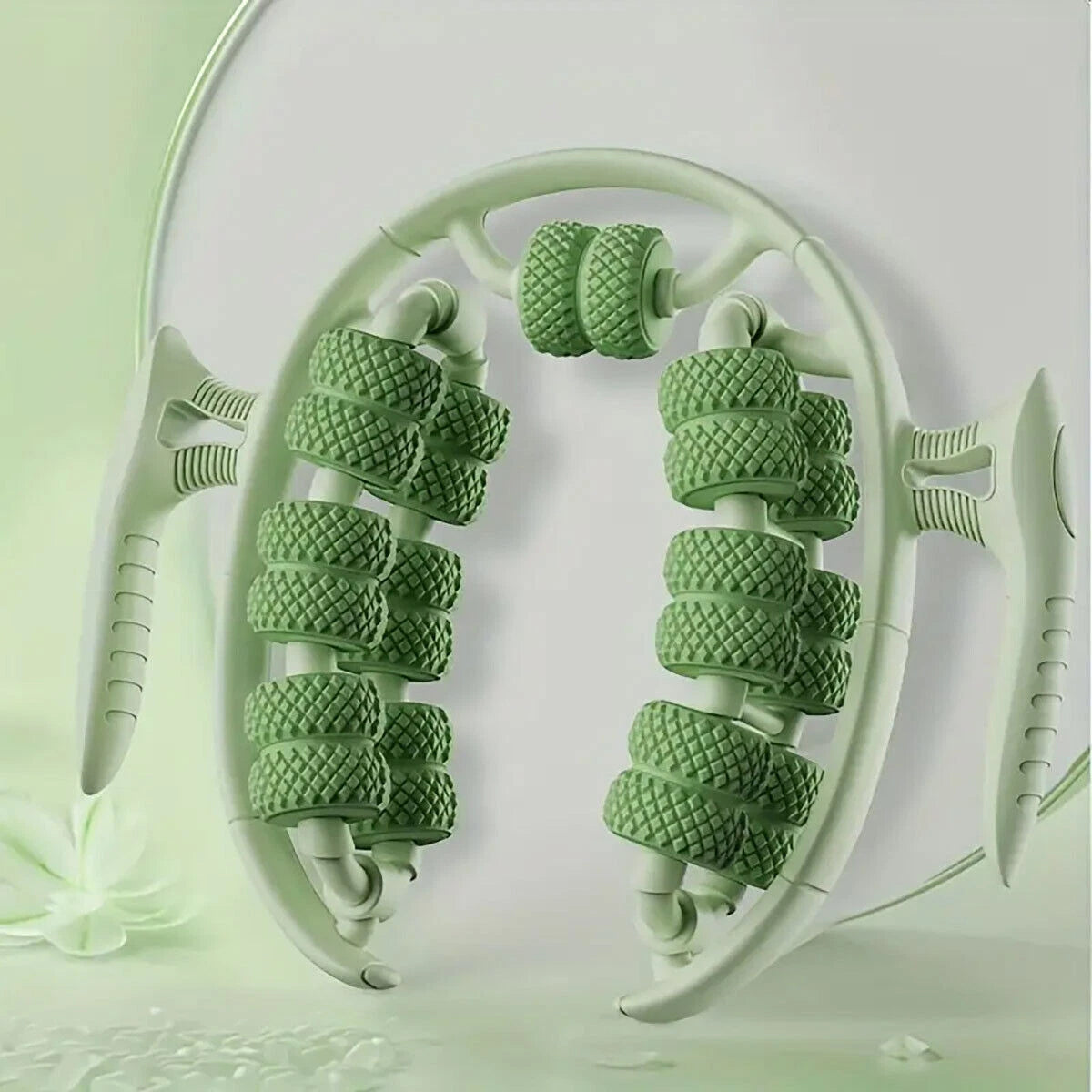 Wheel Calf Relaxation Yoga Fitness Leg Muscle Massager Roller 26 Round Green