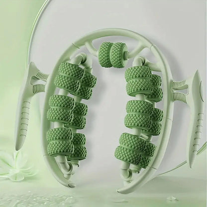 Wheel Calf Relaxation Yoga Fitness Leg Muscle Massager Roller 26 Round Green
