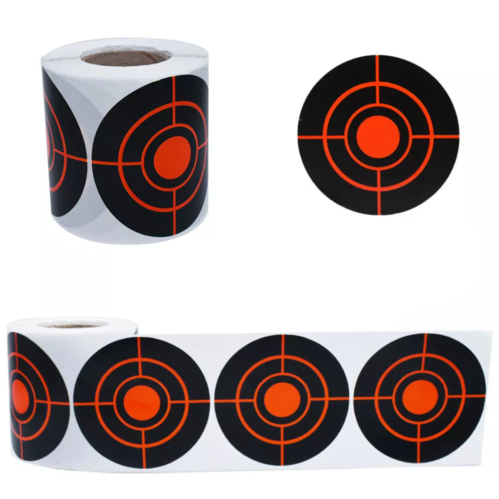 250pcs Self Adhesive Target Sticker Splatter Reactive Shooting Target