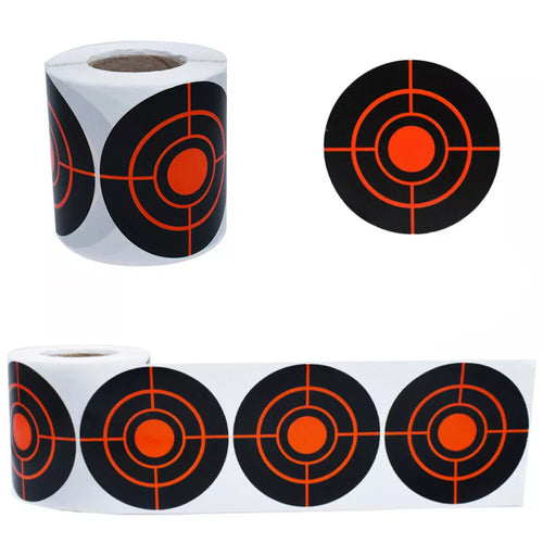 250pcs Self Adhesive Target Sticker Splatter Reactive Shooting Target