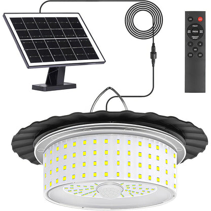 244 LED Hanging Light Solar Powered Light Garden Garage Shed Tent Lamp