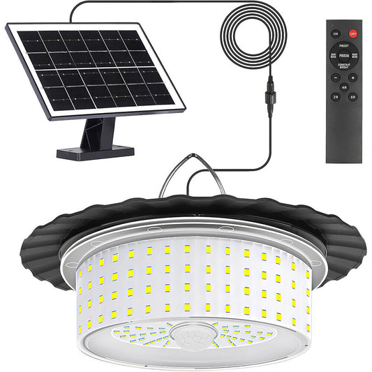 244 LED Hanging Light Solar Powered Light Garden Garage Shed Tent Lamp