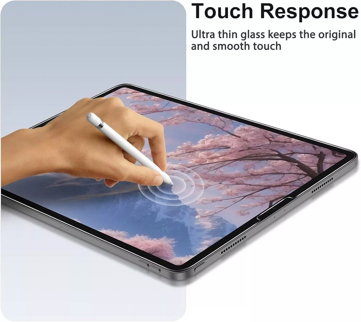 2 Pack Friendly Tempered Glass Protector Case Cover 2024 iPad Air 13" M4