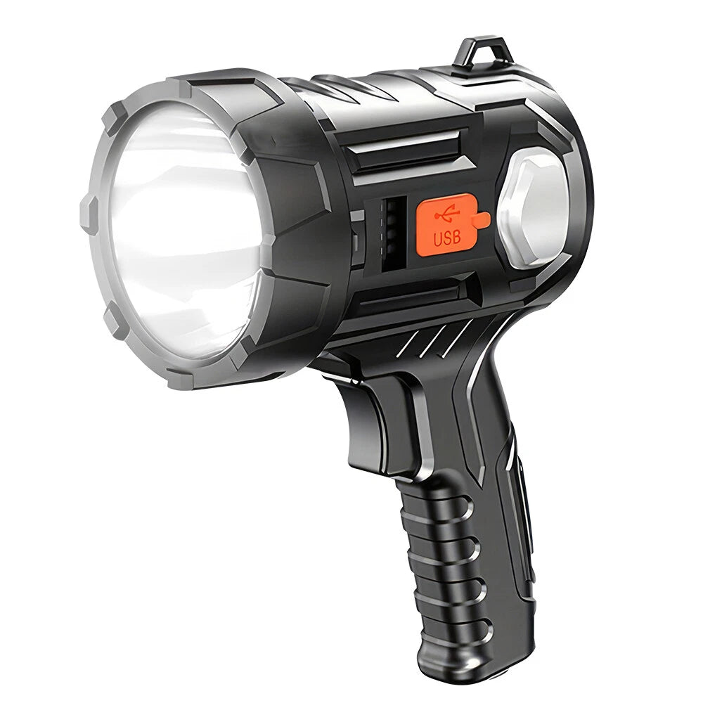 Rechargeable Flashlight Hunting Camping Spot Light Torch LED Handheld Spotlight