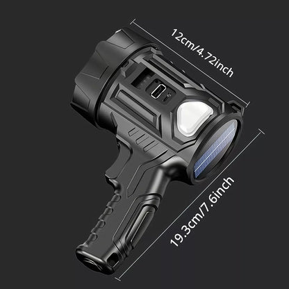 Rechargeable Flashlight Hunting Camping Spot Light Torch LED Handheld Spotlight
