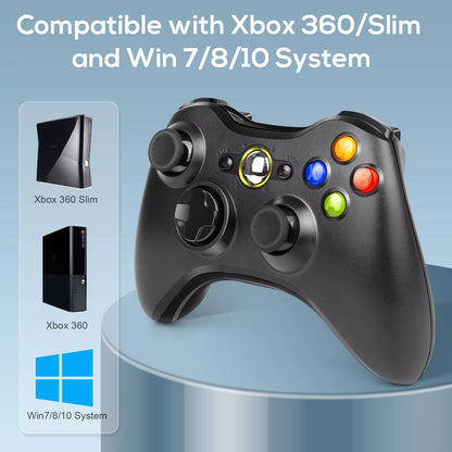 Gamepad XBOX 360 Console Windows PC Game Wired Game Controller Black
