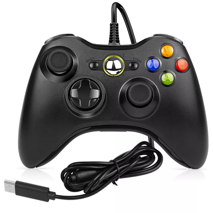 Gamepad XBOX 360 Console Windows PC Game Wired Game Controller Black