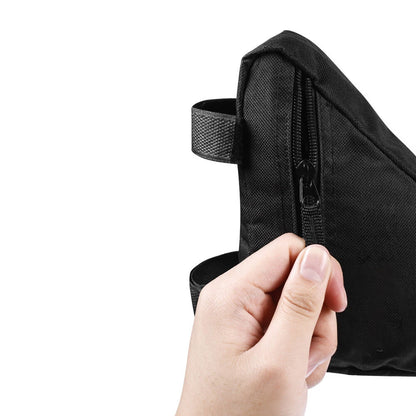 Bike Cycling Triangle Bag Sporting Accessories Bicycle Black Pouch Front Frame