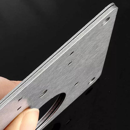 Rust Resistant Steel Furniture Repair Mount Tool Hinge Repair Plate Cupboard