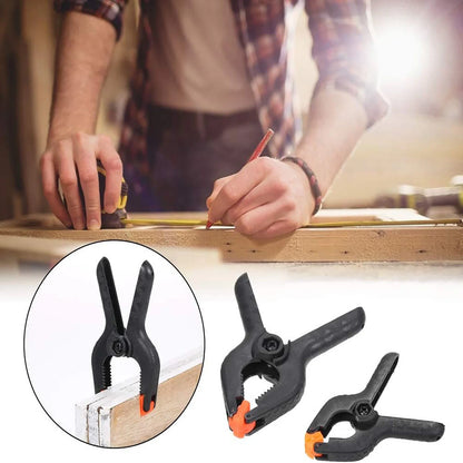 12PCS Grip Plastic Clips Nylon Spring Clamps DIY Tools Photography Woodworking