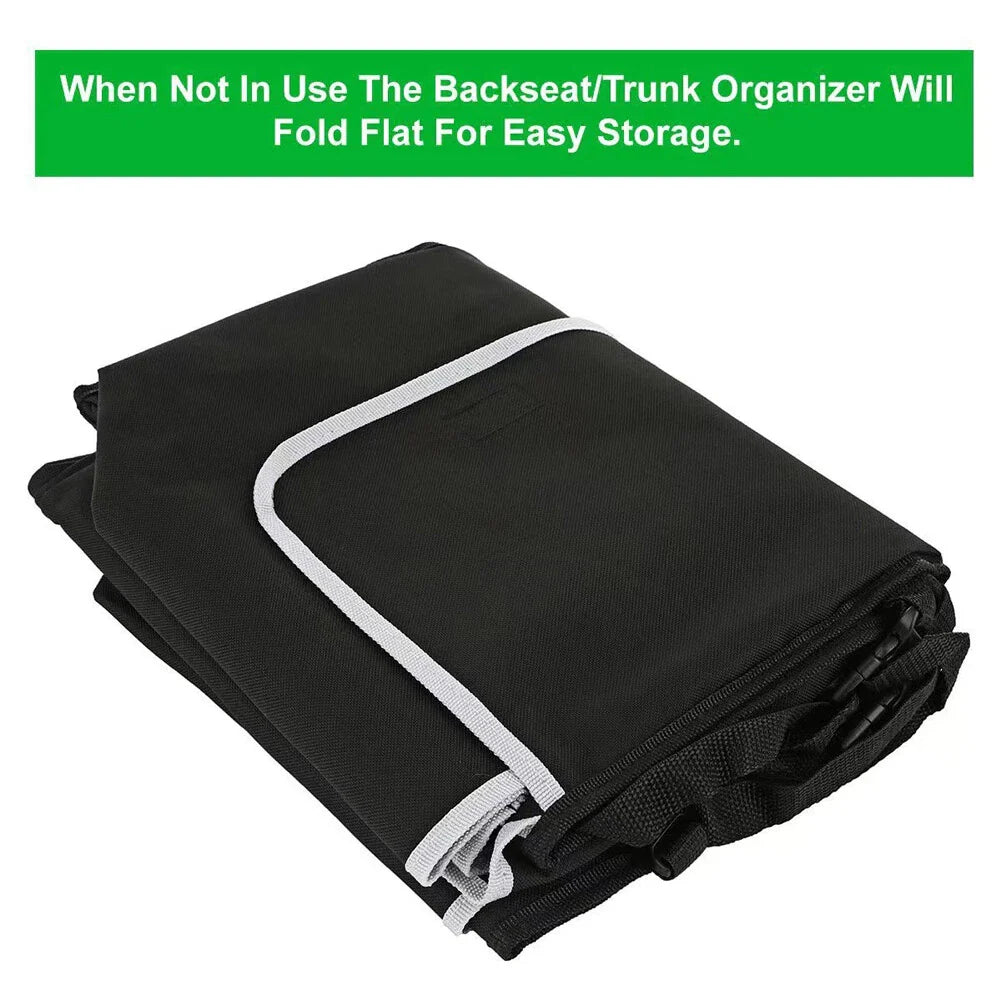 Large Hanging Storage Back Seat Pocket Hanger Car Boot Organiser Bag Travel