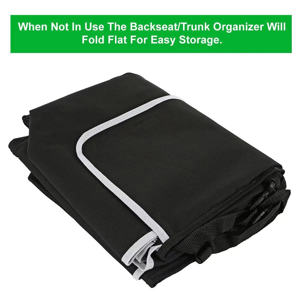 Large Hanging Storage Back Seat Pocket Hanger Car Boot Organiser Bag Travel