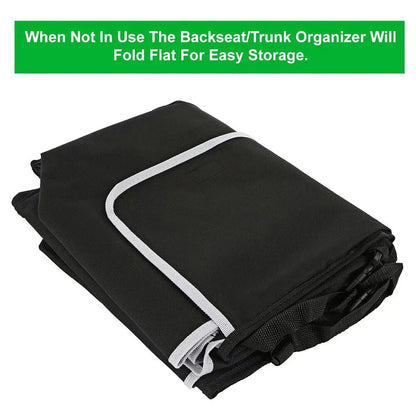 Large Hanging Storage Back Seat Pocket Hanger Car Boot Organiser Bag Travel
