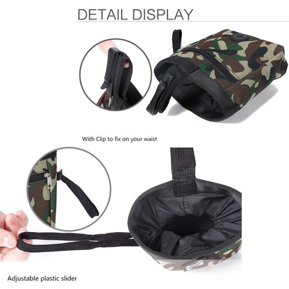 Feed Pouch Training Snack Waist Bag Pet Puppy Dog Obedience Training Treat Bag