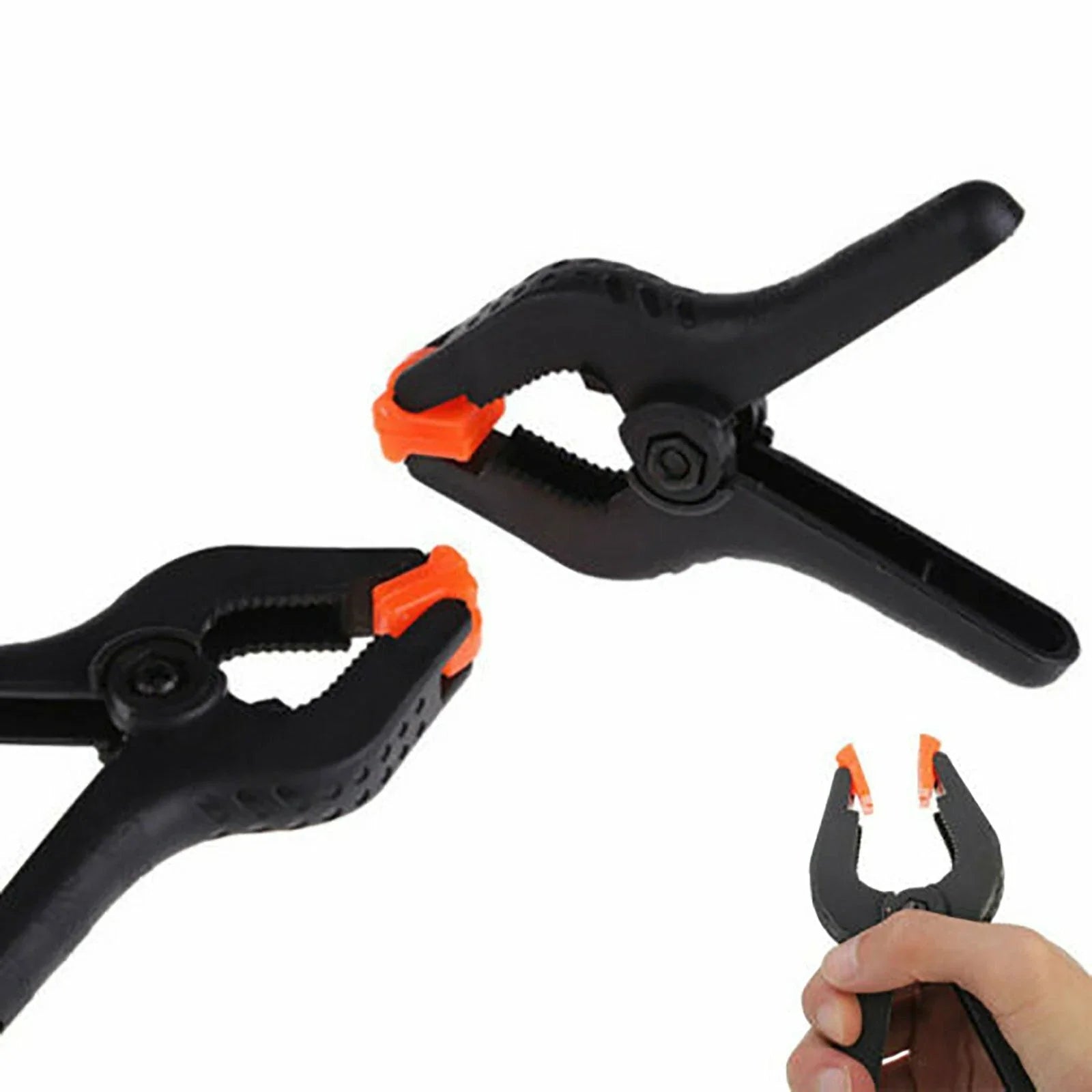 12PCS Grip Plastic Clips Nylon Spring Clamps DIY Tools Photography Woodworking