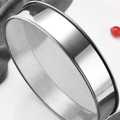 Fine Mesh Oil Strainer Sifter Stainless Steel Flour Sieve Colander Filter 15CM
