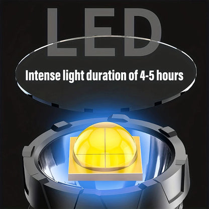 Rechargeable Flashlight Hunting Camping Spot Light Torch LED Handheld Spotlight